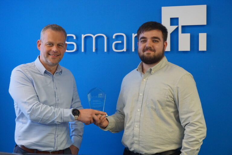 Tony and Kelvyn celebrate 10 years Tony WIlson and Kelvyn Robinson celebrate 10 years at Smart IT